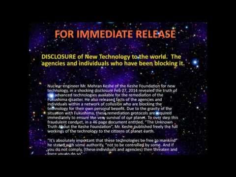 Youtube: DISCLOSURE of New Technology to the world.  The agencies and individuals who have been blocking it.