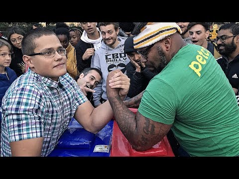 Youtube: Can You Beat This SCHOOLBOY at ARM WRESTLING ? 2.0