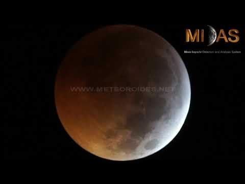 Youtube: Impact on the Moon during the Jan.21 lunar eclipse