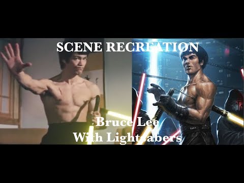 Youtube: [Original] Bruce Lee Lightsabers Scene Recreation