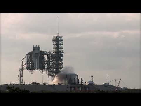Youtube: SpaceX Pad 39A Water Deluge Test