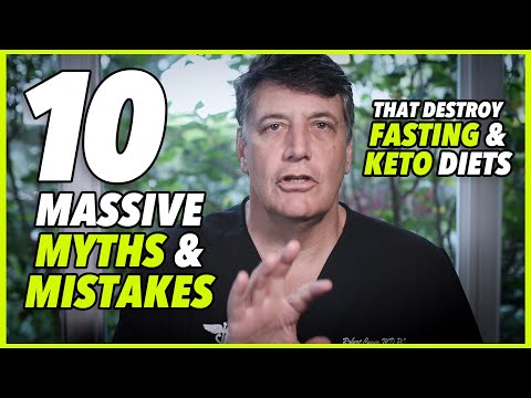 Youtube: Ep:118 10 MASSIVE MYTHS AND MISTAKES THAT DESTROY FASTING AND KETO DIETS! - by Robert Cywes