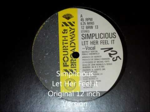Youtube: Simplicious - Let Her Feel it Original 12 inch Version 1984