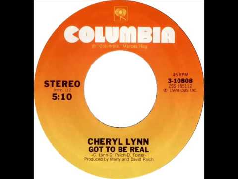 Youtube: Cheryl Lynn - Got To Be Real (Dj ''S'' Rework)