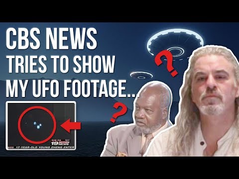 Youtube: CBS News Tries To Show My UFO Footage And Are "STOPPED" By ?