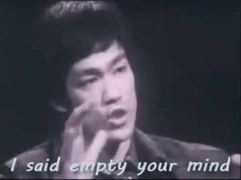 Youtube: Be water my friend ~Bruce Lee ~