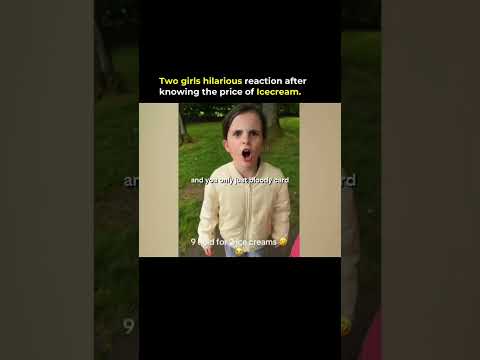 Youtube: Two girls hilarious reaction after knowing the price of Icecream.