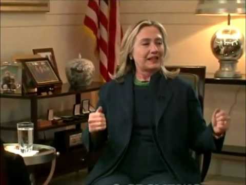 Youtube: Hillary Clinton "We Came, We Saw, He Died" (Gaddafi)