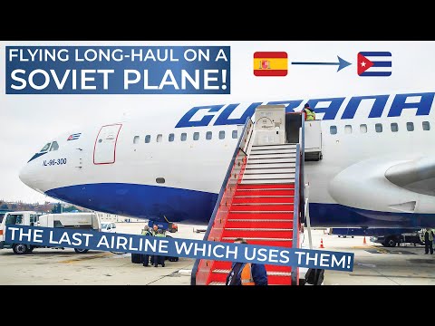 Youtube: TRIPREPORT | Cubana (ECONOMY) | Ilyushin IL-96-300 | Madrid - Havana