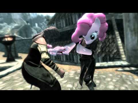 Youtube: Pinkie Pie in Skyrim - Smile