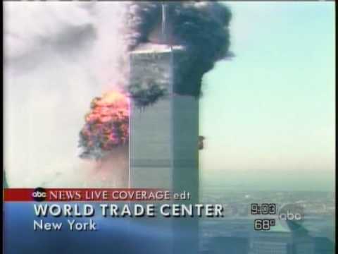 Youtube: Second plane hit, ABC, 9/11, 09:02