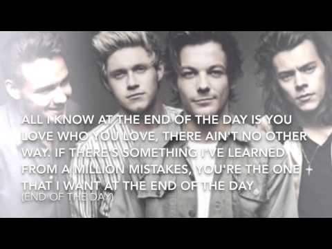 Youtube: One Direction "End of The Day" Lyrics