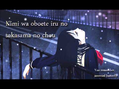 Youtube: Sakasama no Chou by SNoW (with lyrics+eng lyrics)