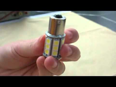 Youtube: BA15S P21W 27SMD5050 Super Brightness Car Led Bulb www.ccfl-auto.com