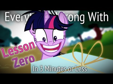 Youtube: (Parody) Everything Wrong With Lesson Zero in 3 Minutes or Less