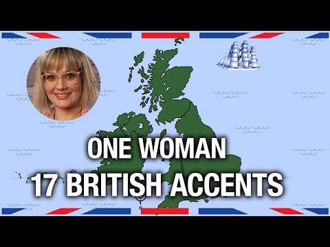 Youtube: One Woman, 17 British Accents - Anglophenia Ep 5