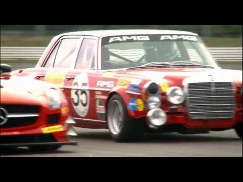 Youtube: Driving The new Mercedes SLS AMG GT3 and Mercedes 300 SEL 6.8 AMG
