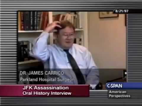 Youtube: JFK Assassination ~ Parkland Hospital Dr. Carrico