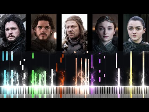 Youtube: House Stark Medley - Game of Thrones [Piano Tutorial] (Synthesia) // Torby Brand