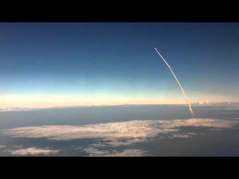 Youtube: Space Shuttle Launch: Viewed From an Airplane