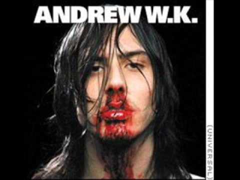 Youtube: party hard - andrew wk (w/ lyrics)