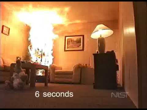 Youtube: Christmas Tree Burn Video