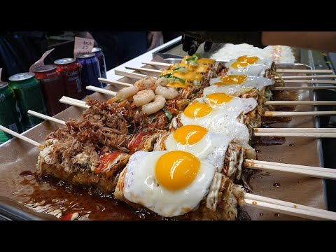 Youtube: 일본식 인기있는 길거리음식 몰아보기! / japanese style popular street food collection