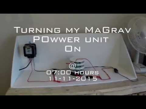 Youtube: Turning On my DIY MaGrav