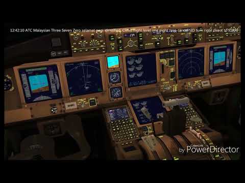 Youtube: Tribute MH370 by Fsx Flight Simulator -Full conversation cockpit & Air Traffic Control-