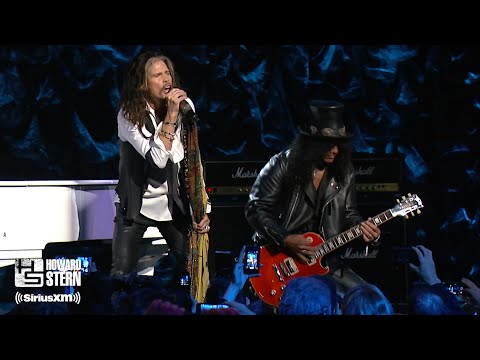 Youtube: Steven Tyler, Slash, and Train “Dream On” at the Howard Stern Birthday Bash (2014)