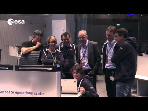 Youtube: Philae landing: touchdown highlights
