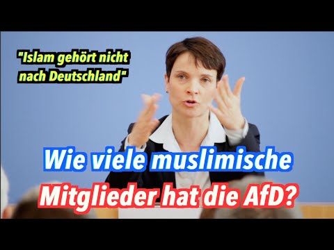 Youtube: Wie viele muslimische Mitglieder hat die AfD, Frauke Petry?