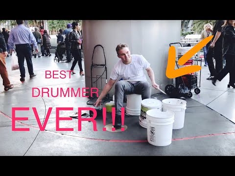 Youtube: BEST Street Drummer EVER!!! "bucket boy" Matthew Pretty