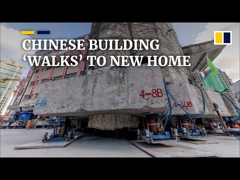 Youtube: Old Chinese building ‘walks’ to new location to make way for Shanghai’s new commercial centre