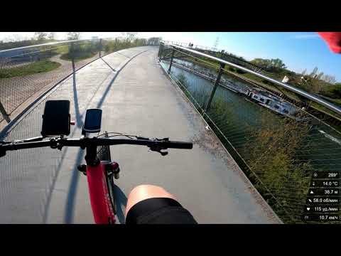 Youtube: MTB - Gasometer – Rhein-Herne-Kanal (Oberhausen) Loop from Essen-Dellwig