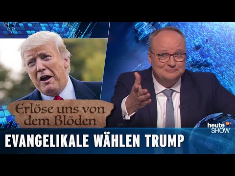 Youtube: US-Wahl: Die Evangelikalen halten Trump für den Sohn von König Jesus | heute-show vom 30.10.2020