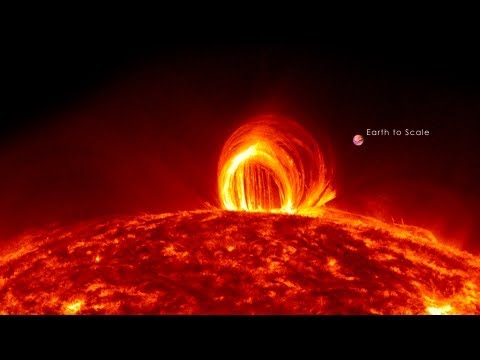 Youtube: NASA | Fiery Looping Rain on the Sun