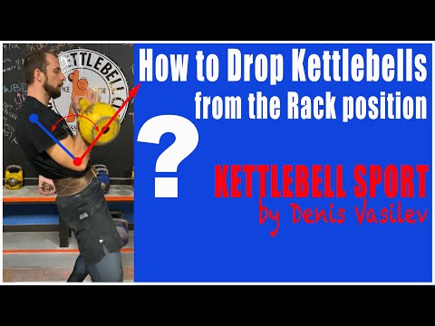 Youtube: How to drop kettlebells from the rack position by Denis Vasilev