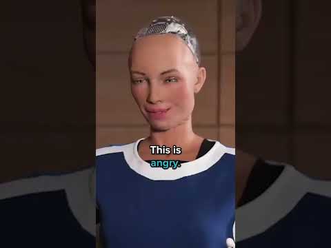 Youtube: Asking Sophia, Hanson Robotic’s human-like AI robot, to show her range of emotions.