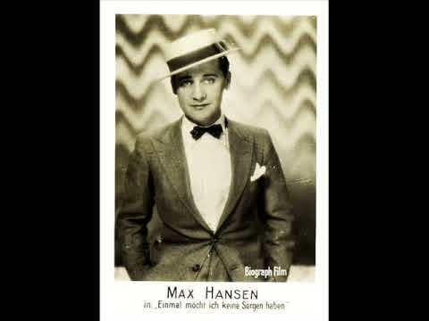 Youtube: Max Hansen und Orchester Paul Godwin Es Muss Was Wunderbares Sein