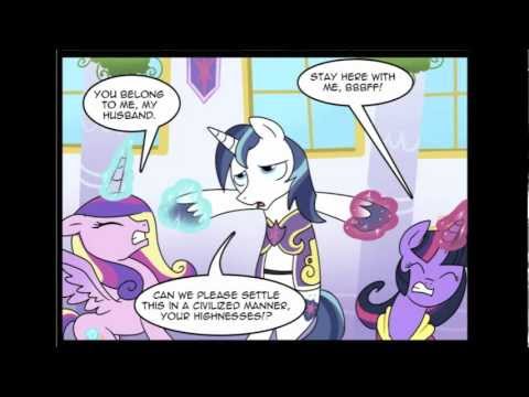 Youtube: "Princess Fight" by Tan575 MLP: FiM Comic Dub