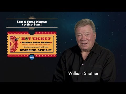 Youtube: Send Your Name to the Sun with Parker Solar Probe