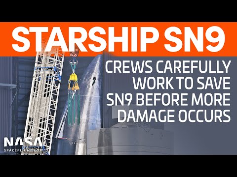 Youtube: SpaceX Boca Chica - Tankzilla secures Starship SN9 as future vehicles continue preps