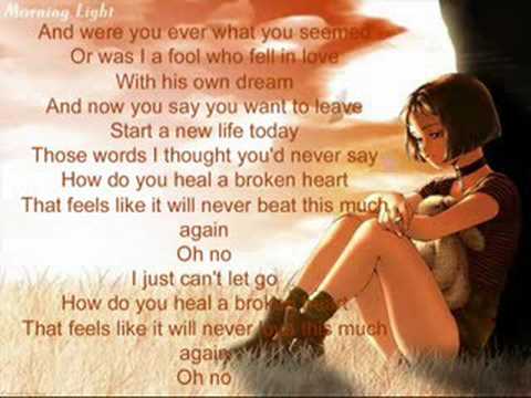 Youtube: How Do You Heal a Broken Heart - Chris Walker