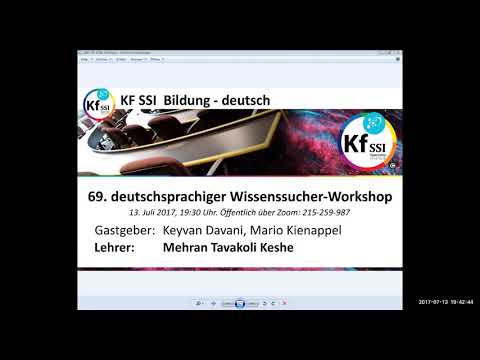 Youtube: 2017 07 13 PM Public Teachings in German - Öffentliche Schulungen in Deutsch