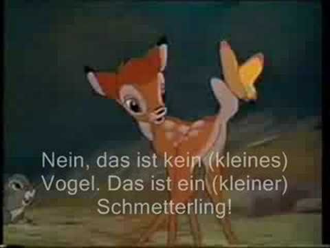 Youtube: Bambi auf Niederländisch (Deutsche Untertiteln)