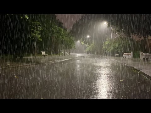 Youtube: Sleep Instantly with Heavy Rainstorm & Powerful Thunder Sounds Covering the Rainforest Park at Night