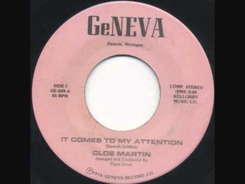 Youtube: 2 Step - Cloe Martin - It Comes To My Attention