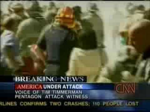 Youtube: Pentagon witness, Tim Timmerman, CNN, 13:49, 9/11