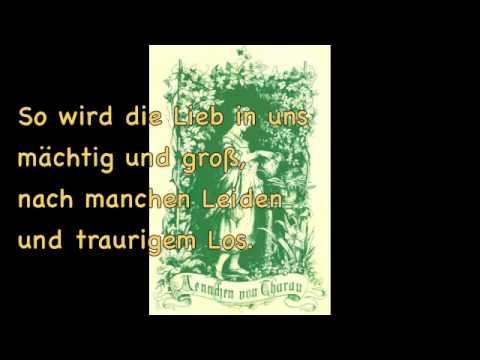 Youtube: Ännchen von Tharau - mit Text zum Mitsingen